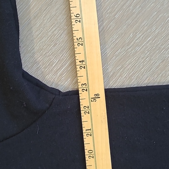 Pink Elephant Vintage Sweatshirt Women's Large Black w/Silver Metallic Graphics - Picture 7 of 8